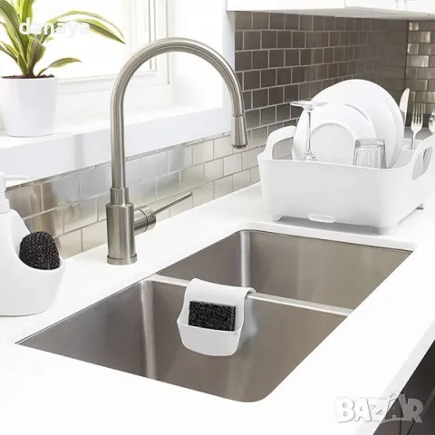 5738 Двоен органайзер кошничка за кухненска мивка, снимка 4 - Аксесоари за кухня - 49125654