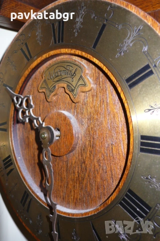 Стенен часовник, снимка 3 - Антикварни и старинни предмети - 53110103