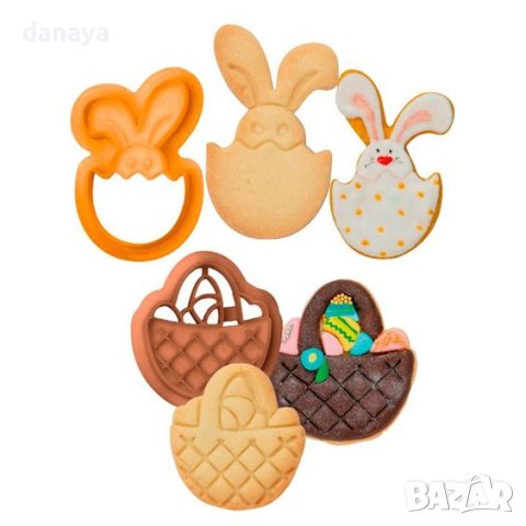 4379 Комплект резци за великденски сладки, снимка 4 - Форми - 43785282