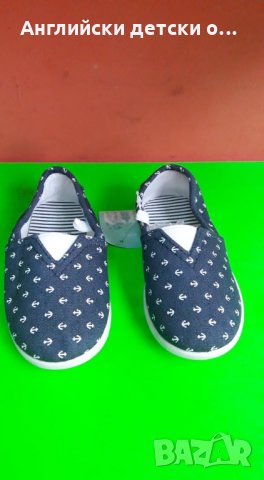 Английски детски еспадрили-MOTHERCARE , снимка 3 - Детски гуменки - 28333612
