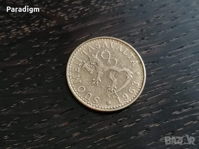 Монета - Финландия - 20 пения | 1963г., снимка 2 - Нумизматика и бонистика - 27475943