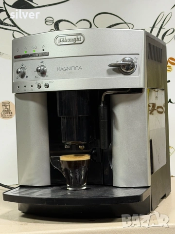 Кафемашина кафе автомат delonghi magnifica с гаранция, снимка 5 - Кафемашини - 53456767