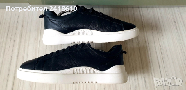 Hugo Boss HUGO Leather Mens Size 42/26 .5 - 27 см ОРИГИНАЛ! Мъжки кецове от естествена кожа!, снимка 7 - Кецове - 52343725