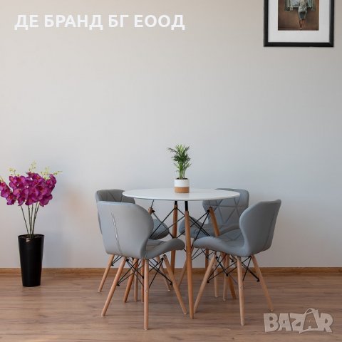 ПРОМОЦИЯ Висококачествени трапезни столове LQ-LD-4HUI, снимка 6 - Столове - 32242486