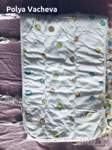 Юрган и обиколник за бебешко легло, снимка 2 - Спално бельо и завивки - 48853826