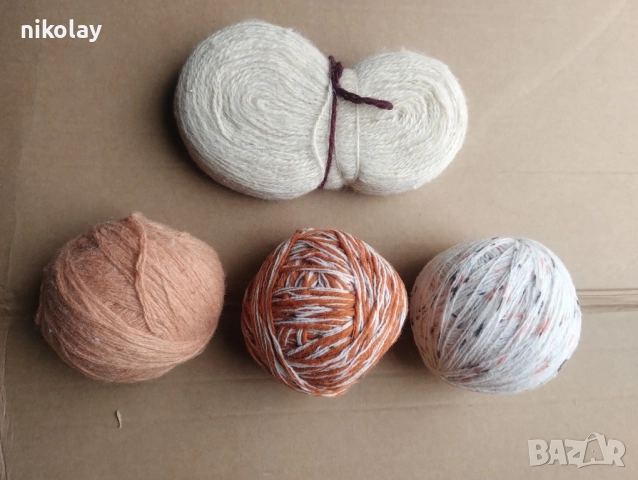 Прежда вълна 100 % истинска ретро, снимка 3 - Други - 52054943