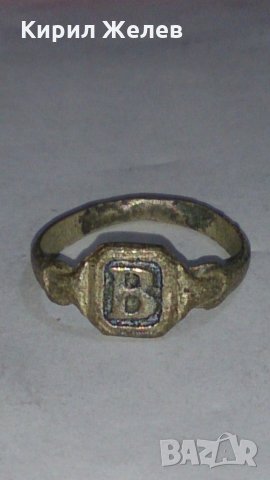 Старинен пръстен сачан - 60311, снимка 1 - Пръстени - 29004061
