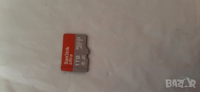 Micro sd карта Sandisk ultra 1 tb,нова, снимка 1 - Карти памет - 37655439