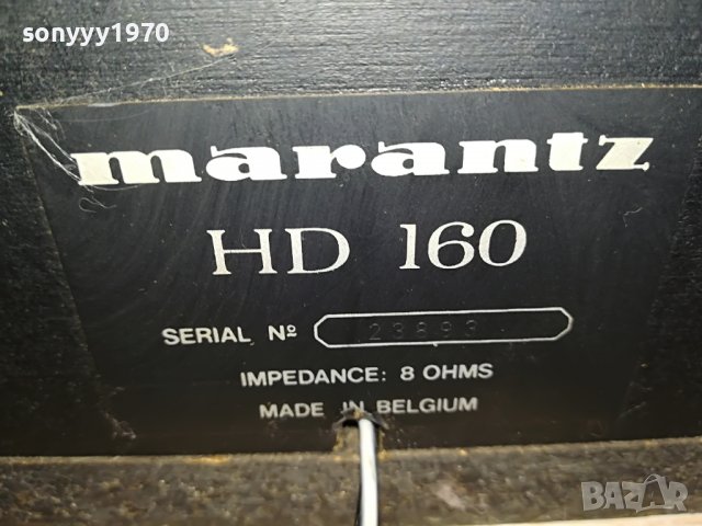 marantz hd160 made in belgium-внос france 3004221721, снимка 14 - Тонколони - 36611654