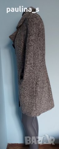 Вълнено марково палто от букле / голям размер , снимка 6 - Палта, манта - 43786541
