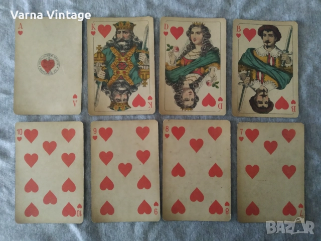 Редки антични карти на Германия от 1879-1918 г. , снимка 4 - Карти за игра - 51964712