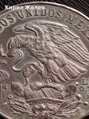 Сребърна монета 25 песо 1968г. Мексико сити Летни Олимпийски игри 36678, снимка 3 - Нумизматика и бонистика - 43567993