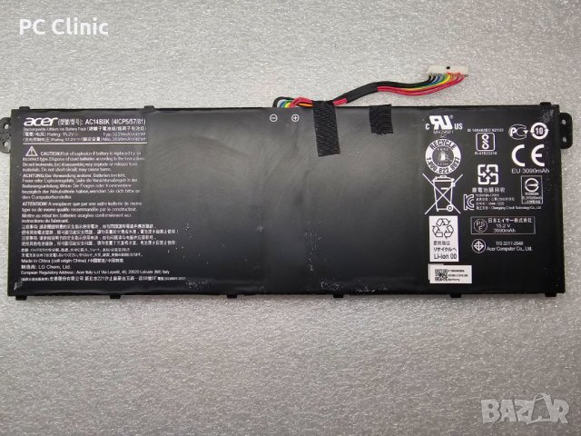 Батерия за Acer AC14B8K Acer Aspire 5 A515 A517 R15 R5-571T Spin 3 SP315-51 SP513-51 Swift 3 laptop, снимка 4 - Части за лаптопи - 44031688