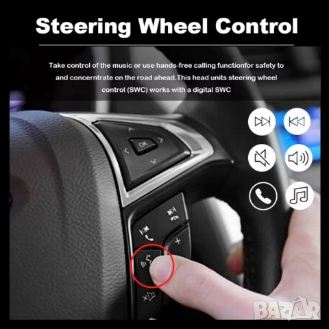 Honda CR-V_2 2001-2006 9” 2-DIN с Android 13, 4/64GB , снимка 13 - Аксесоари и консумативи - 48118225