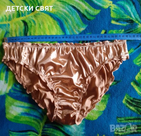 Дамски бикини от сатен , снимка 2 - Бельо - 43452778