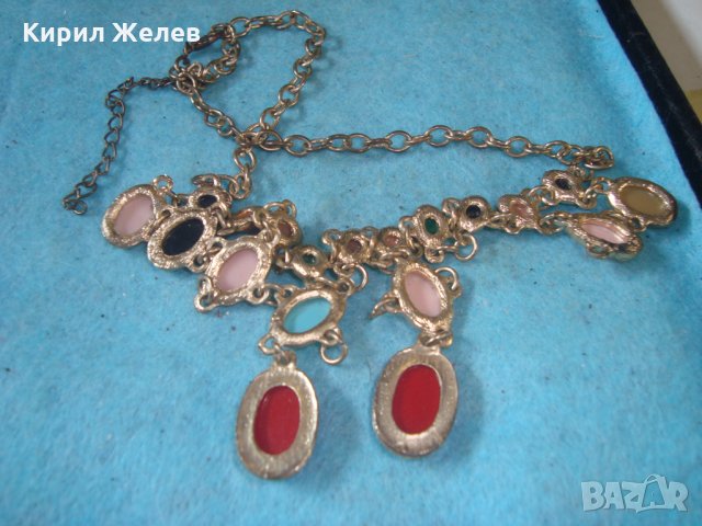 ВИНТИДЖ АРТ ДЕКО СТИЛ ФЕШЪН ОГЪРЛИЦА 203931, снимка 7 - Колиета, медальони, синджири - 35228371