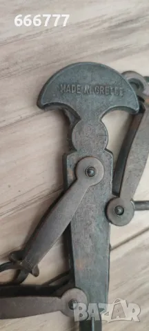 Малка месингова/ бронзова паланца за подправки.1947г., снимка 5 - Антикварни и старинни предмети - 48917892