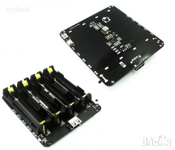 Модул за зареждане на Li-Ion батерии 18650, с 4 гнезда, външна батерия