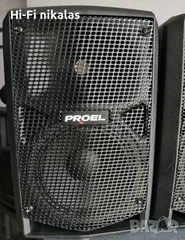 Професионални стерео тонколони PROEL 8" FLASH8P, снимка 4 - Тонколони - 44113346