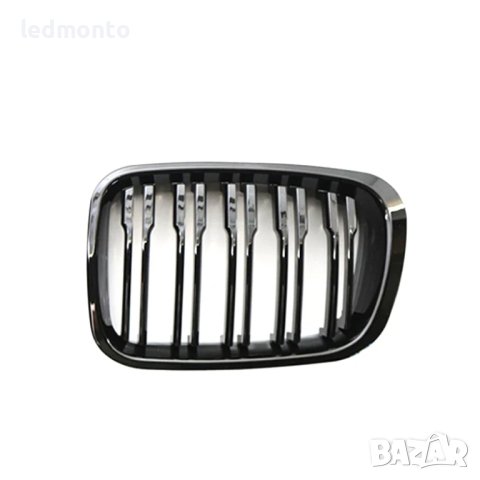 Черни гланцови двойни бъбреци за BMW E46 4-врати (1998-2001) - M стил, снимка 6 - Части - 43400329