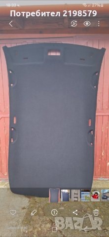 Претапициран таван с плат алкантара, цвят черен за голф 4, снимка 2 - Автотапицерски - 43989761