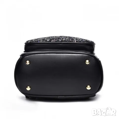Дамска раница Shiny Black, снимка 12 - Чанти - 47923523