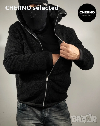 Яке с качулка CORE BY JACK & JONES Sherpa Jacket – Размер L – Отлично състояние, снимка 3 - Якета - 53012634