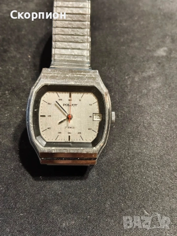 Мъжки часовник - ПОЛЕТ - СССР - с датник - ПРОМОЦИЯ, снимка 2 - Джобни - 48925286