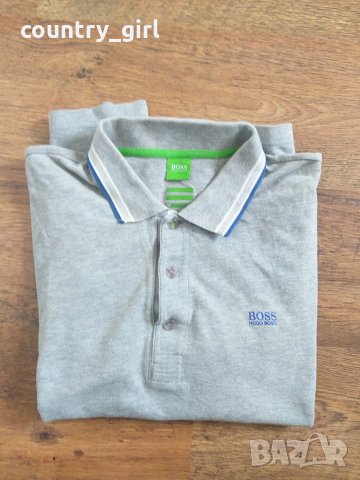 Hugo Boss Green Label Paddy Grey Polo Shirt - страхотна мъжка тениска, снимка 9 - Тениски - 28812250