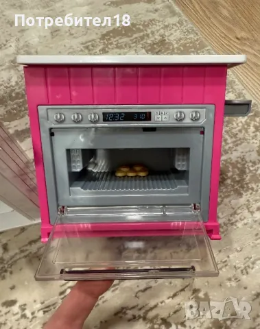 Кухня Барби със светлини и звуци Mattel, снимка 13 - Други - 49810087
