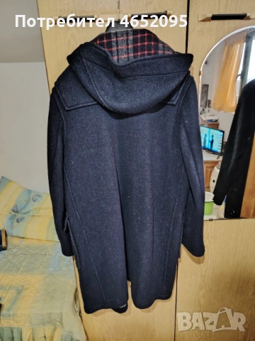 Оригинално дамко вълнено палто Gloverall с качулка, снимка 2 - Палта, манта - 53558008