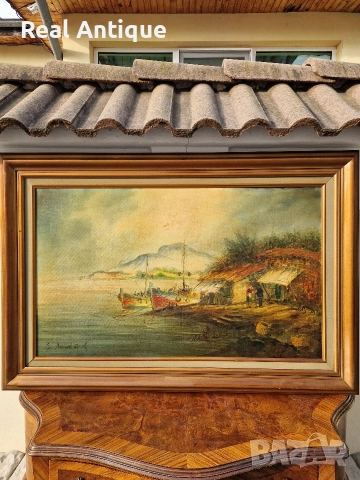 Уникална огромна майсторска авторска картина масло върху платно , снимка 2 - Картини - 52648764