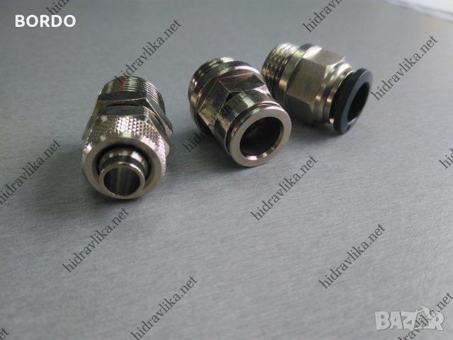 Бързи връзки за шлаух G3/8-Ф10, снимка 4 - Резервни части за машини - 33595678