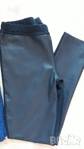 Панталон Primigi имитация на кожа и втори с дантела, снимка 2 - Детски панталони и дънки - 26886546
