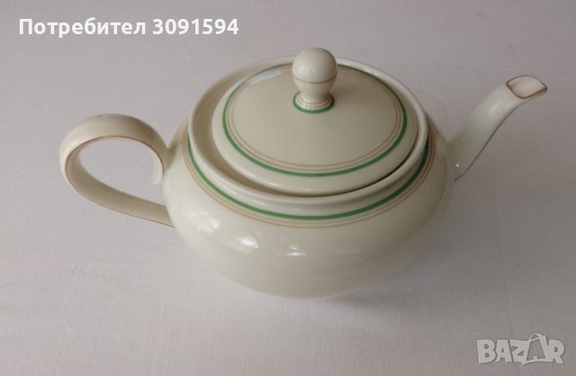 Стар порцеланов чайник -Марка за порцелан и керамика - марки CT Altwasser RSS   Carl Tielsch основав, снимка 10 - Антикварни и старинни предмети - 43115069