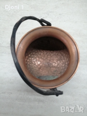 Немско медно съдче 1950-1960 г , снимка 4 - Антикварни и старинни предмети - 53604451
