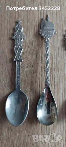 лъжички за колекционери 4 броя отлични , снимка 3 - Антикварни и старинни предмети - 52342643