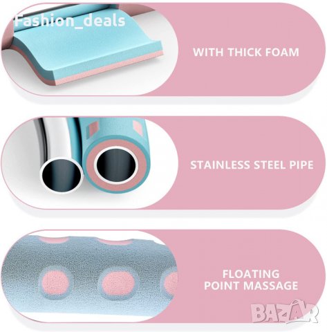 Нов обръч за упражнения за Корем Фитнес гори калории Хула Масаж, снимка 5 - Фитнес уреди - 35469692