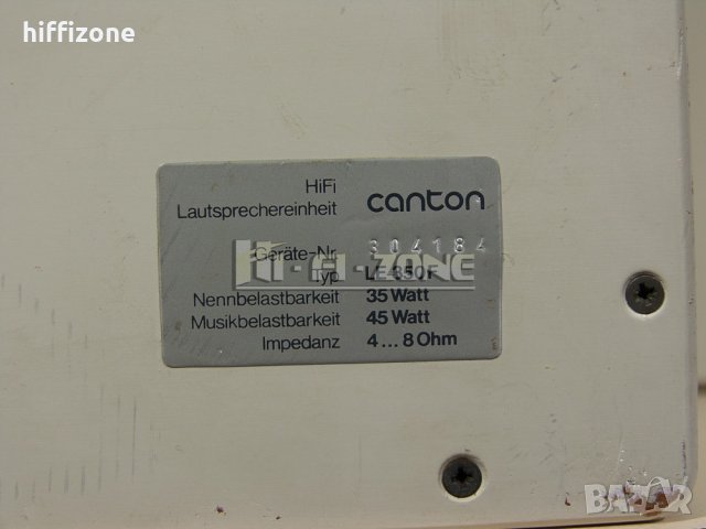 ТОНКОЛОНИ   Canton le 350f , снимка 7 - Тонколони - 33585365