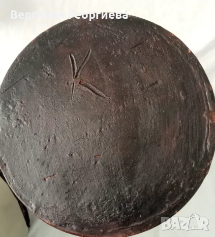 Масивен авторски  свещник от керамика , снимка 6 - Декорация за дома - 49408893