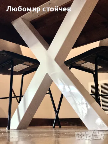 Метални крака за трапезна маса, холна маса, бюро, пейка, цената е за 1бр., снимка 4 - Маси - 47690576