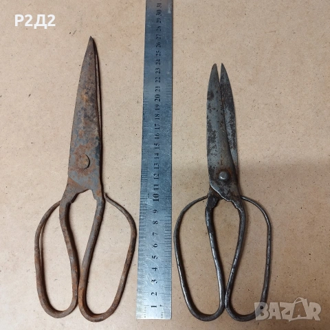 стари ковани ножици, снимка 2 - Други инструменти - 53125366