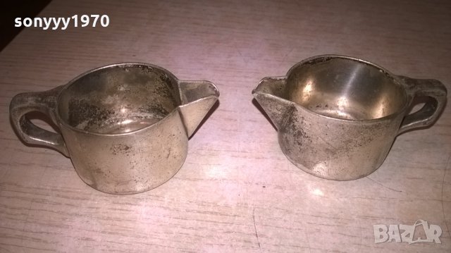 посребрени малки канички за сметана/мляко-внос швеицария, снимка 3 - Колекции - 27194492