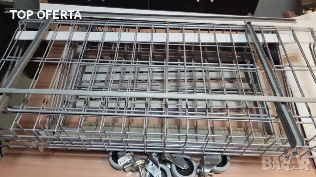 Стелаж подвижни кошници с лого 225 х 96 х 55 см, снимка 10 - Стелажи и щандове - 47866668