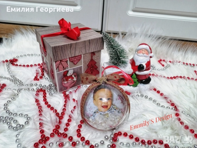 Коледни топки със снимки на най- ниска цена , снимка 12 - Други - 52522117
