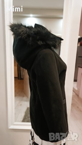 Дамско вталено палто L/XL, снимка 3 - Якета - 43051295