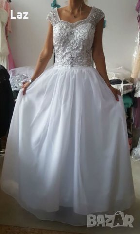 сватбена булчинска рокля със собствен обем и сияещ гръб, снимка 7 - Сватбени рокли - 27190033