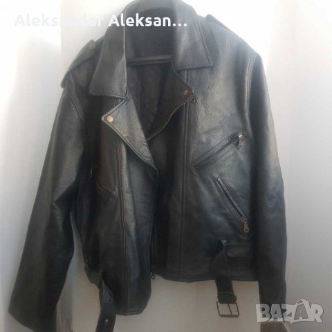  кожено рокерско яке, снимка 2 - Якета - 28105577