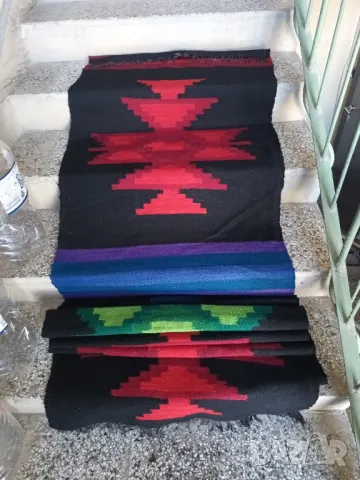 Тъкани вълнени черги различни размери., снимка 9 - Антикварни и старинни предмети - 47535668