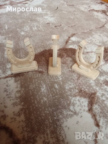 Подкови двустранни., снимка 3 - Сувенири от дърво - 53129609